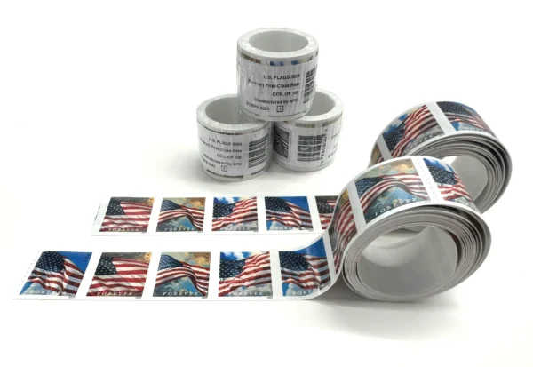 2024 US Flag Forever Stamps Coil of 100 PCS/Roll - Image 6