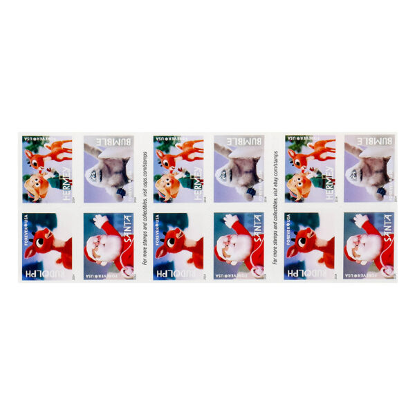 2014 US First-Class Forever Stamp – Rudolph the Red-Nosed Reindeer - Image 2