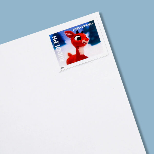 2014 US First-Class Forever Stamp – Rudolph the Red-Nosed Reindeer - Image 6
