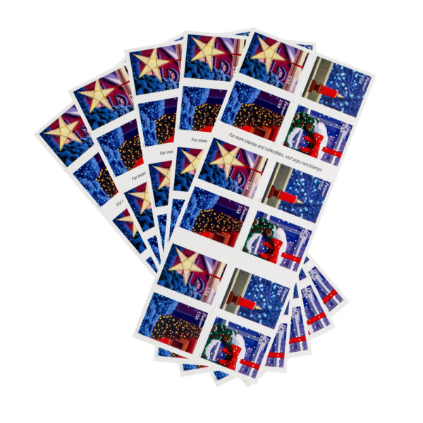 2016 US Christmas Candle Forever Stamps Booklet - Image 5