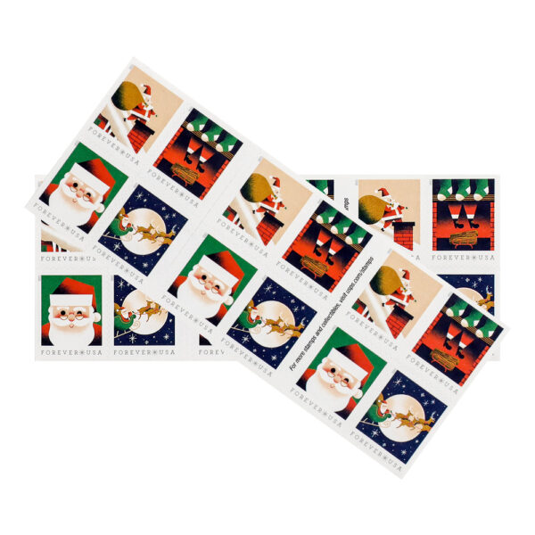 2020 US A Visit from St. Nick Forever Stamps - Image 4