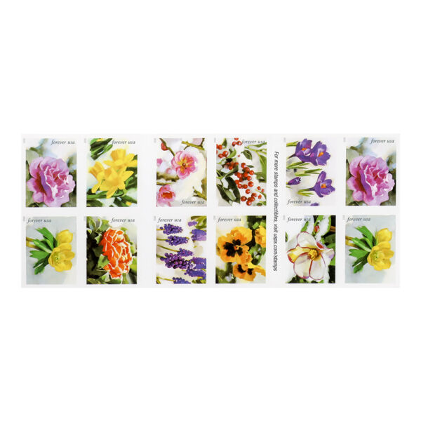 2022 First-Class Forever Stamp （forever stamp ） – Snowy Beauty： Winter Aconite - Image 2