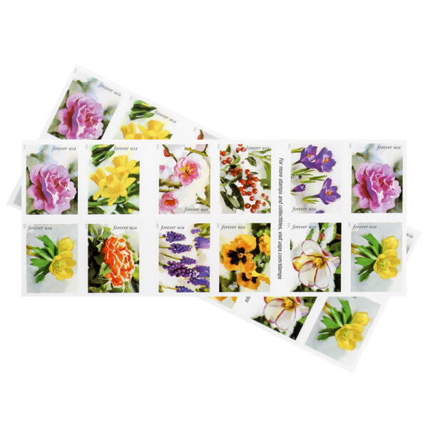 2022 First-Class Forever Stamp （forever stamp ） – Snowy Beauty： Winter Aconite - Image 4