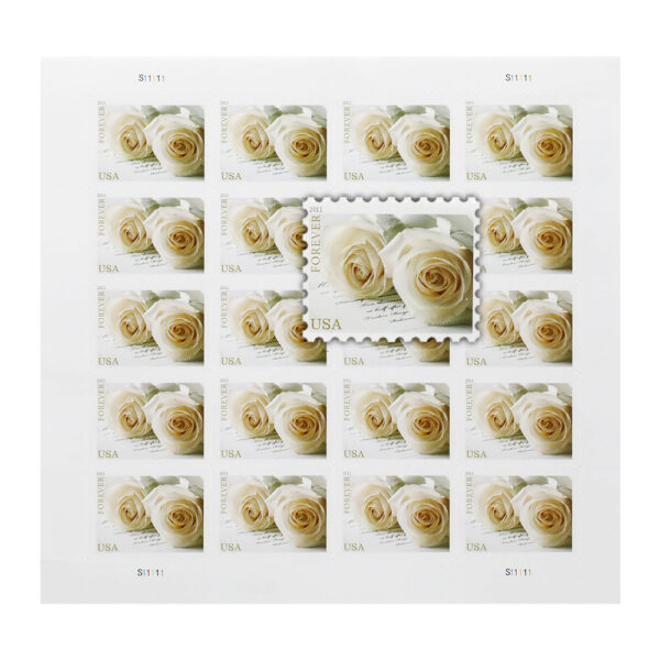2011 US First-Class Forever Stamp – Wedding Roses - Image 2