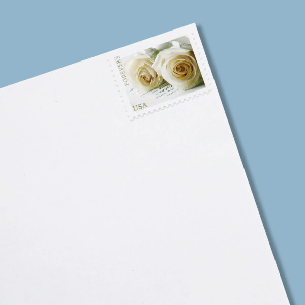 2011 US First-Class Forever Stamp – Wedding Roses - Image 6