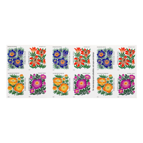 2022 US Mountain Flora Forever Stamps - Image 2