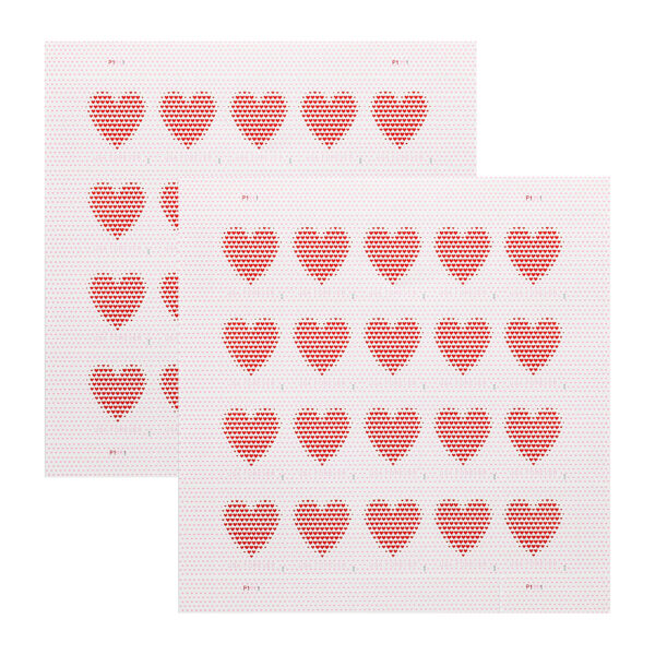 2020 US Made of Hearts Forever First-Class Postage Stamps Wedding - Image 4