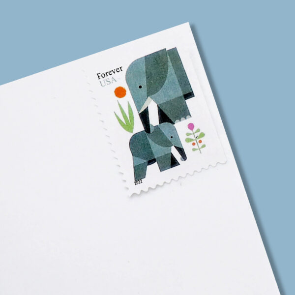 2022 US Elephants First Class Forever Stamps - Image 6