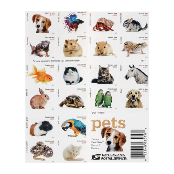 2016 US Pets Forever Stamps - Image 3